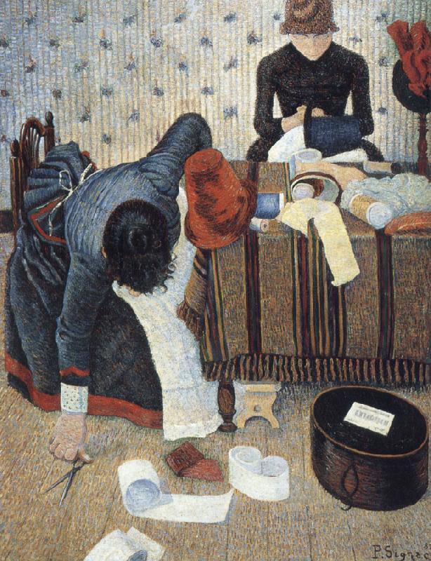 Paul Signac milliners oil painting image